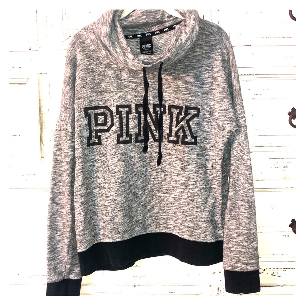 VS Pink cowl neck hoodie